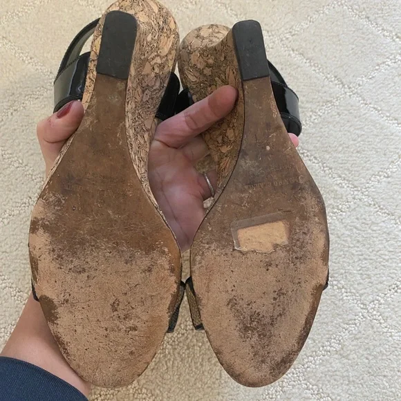 Manolo Blahnik  cork wedge sandal - so comfortable! - Picture 2 of 4